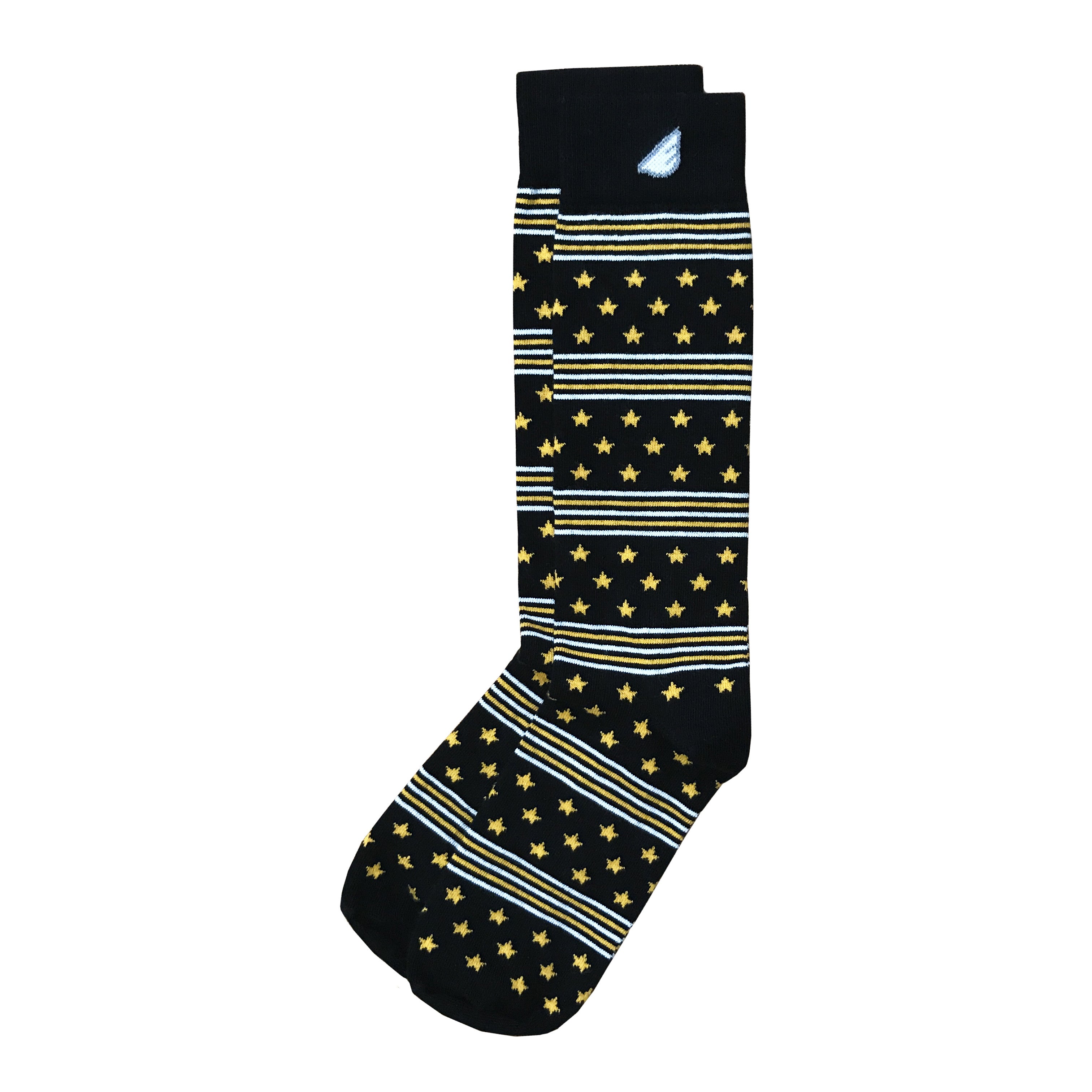 Hero" Army Black & Gold Stars & Stripes Patriotic Cotton Dress Socks Boldfoot Socks Hero" Army Black & Gold Stars & Stripes Patriotic Cotton Dress Socks Boldfoot Socks