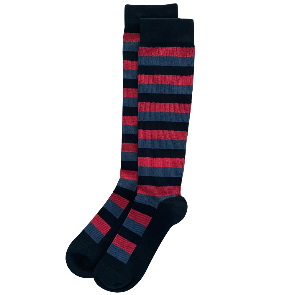 Black 3-pack of American Made 15-20mmHg OTC Compression Socks
