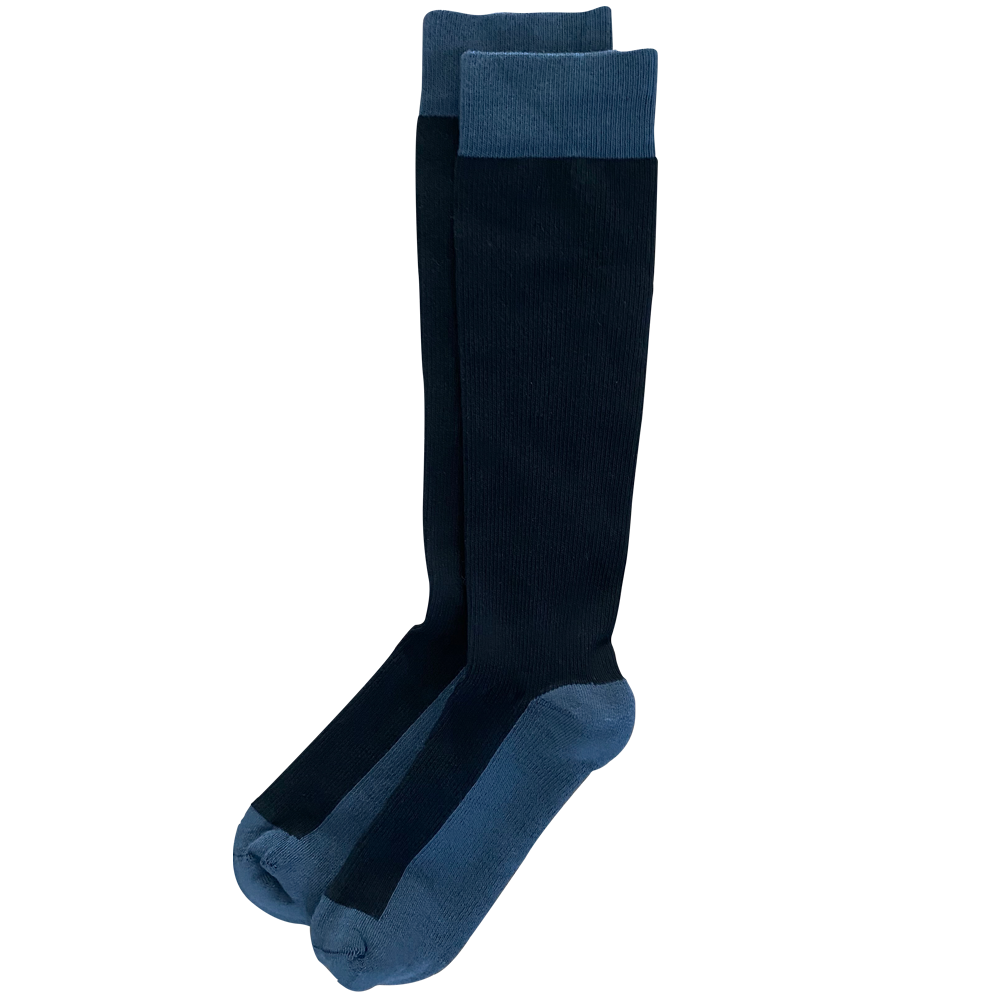 SOLIDS 3-pack of American Made 15-20mmHg OTC Compression Socks