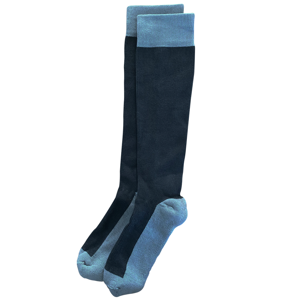SOLIDS 3-pack of American Made 15-20mmHg OTC Compression Socks
