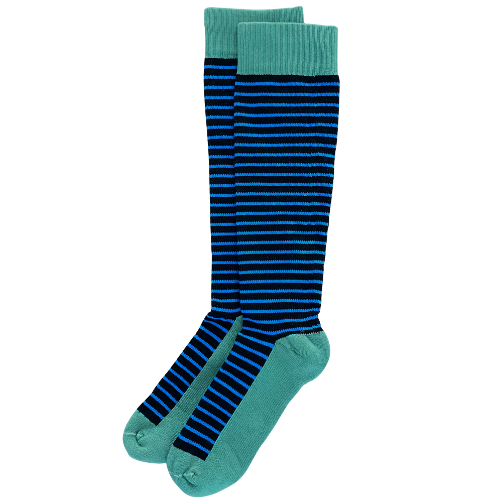 Black 3-pack of American Made 15-20mmHg OTC Compression Socks