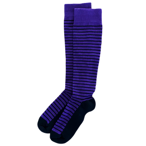 Purple 3-pack of American Made 15-20mmHg OTC Compression Socks