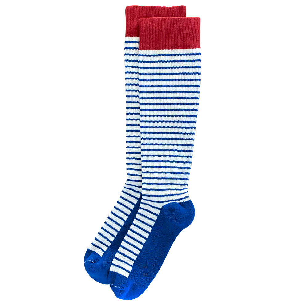 Patriotic "USA" 3-pack of American Made 15-20mmHg OTC Compression Socks