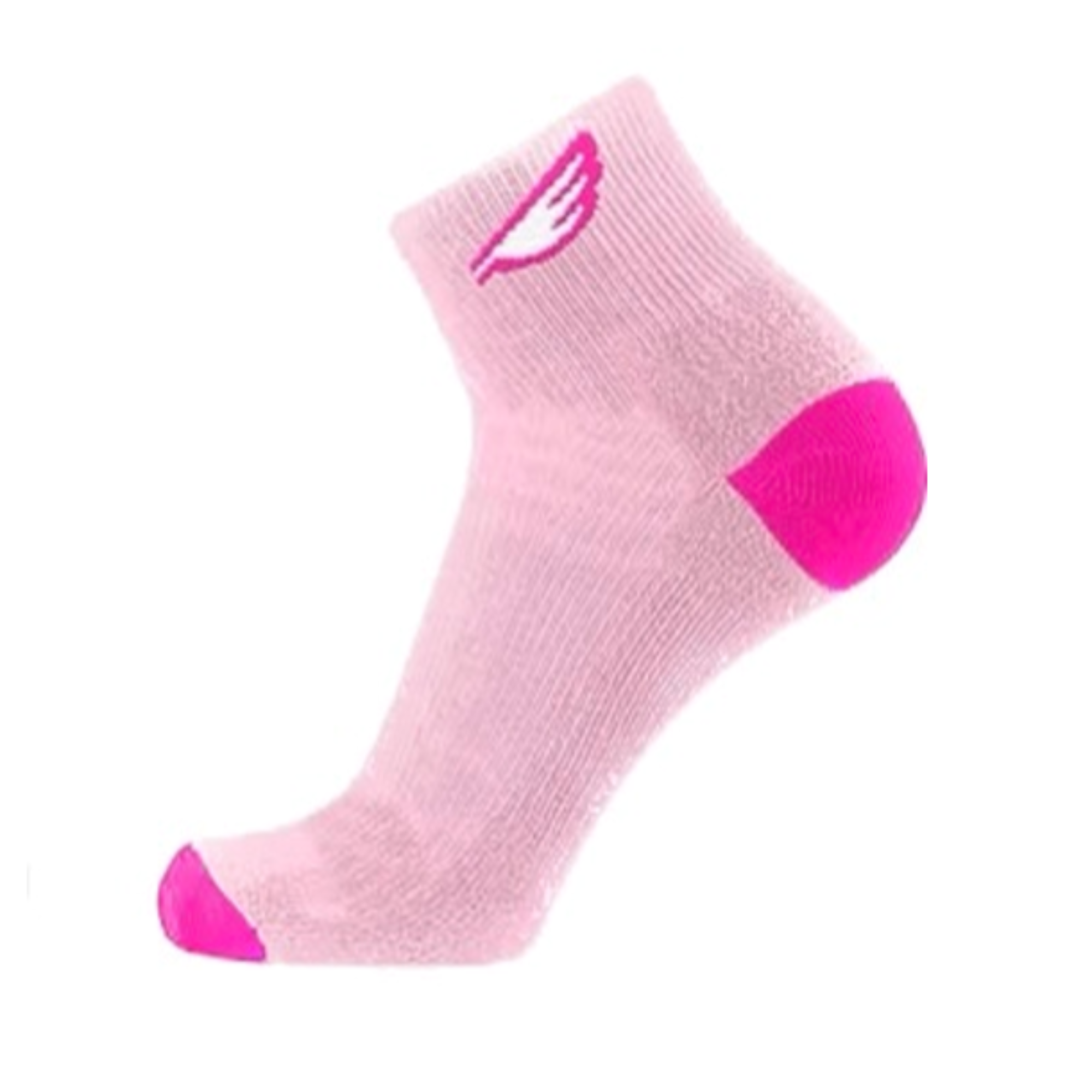 Medius Hot Pink Rose White. USA made Quarter Length Athletic