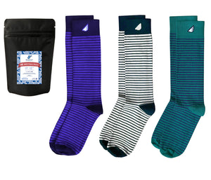 "Underdog #1" Gift 3-Pack Socks. American Made Gift Bundle