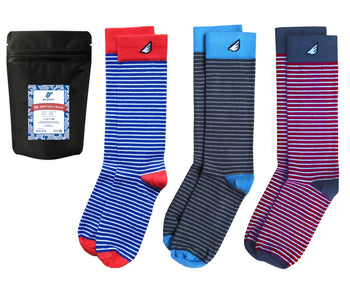 "Underdog #2" Gift 3-Pack Socks. American Made Gift Bundle