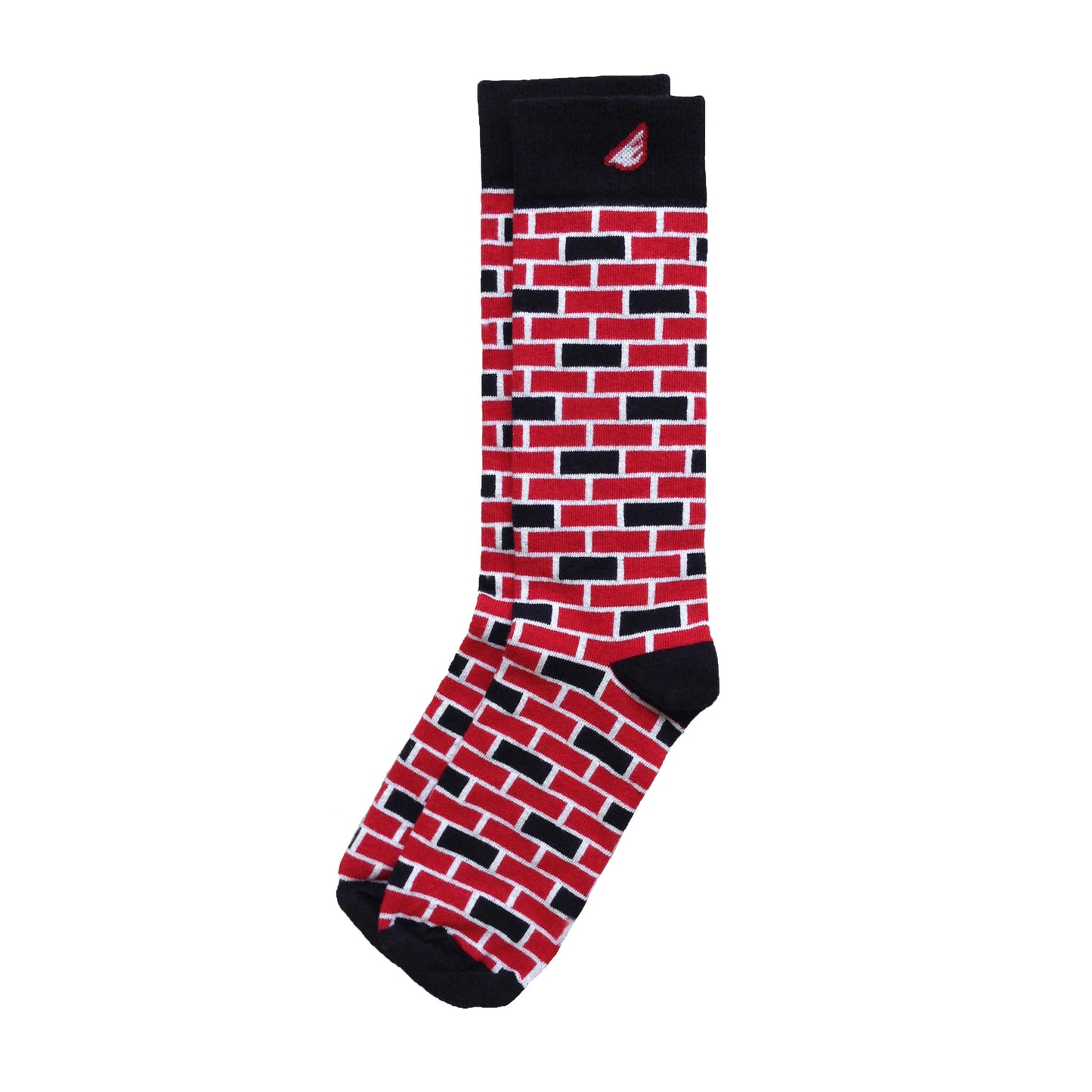 Black & Red Gift 3-Pack Socks. American Made Gift Bundle