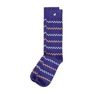 Purple & Gold Gift 3-Pack Socks. American Made Gift Bundle