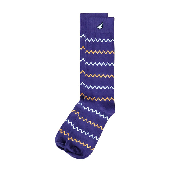 purple and gold dress socks Purple & Gold T-Suns main image 0