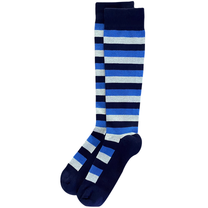 Sky Blue 3-pack of American Made 15-20mmHg OTC Compression Socks