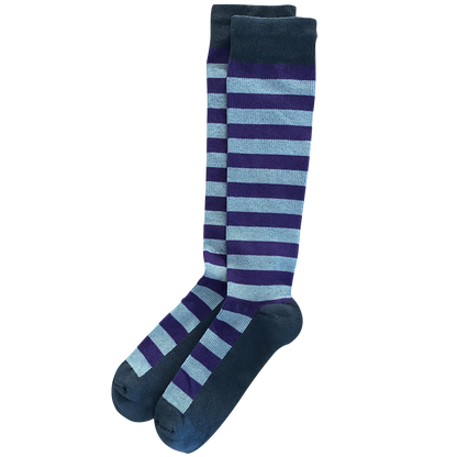 Purple 3-pack of American Made 15-20mmHg OTC Compression Socks