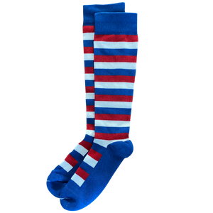 Patriotic "USA" 3-pack of American Made 15-20mmHg OTC Compression Socks