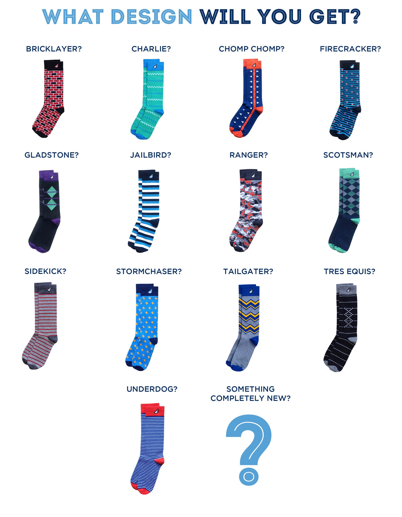 Fun Colorful Sock of the Month Club