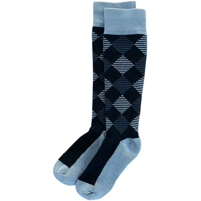 Black 3-pack of American Made 15-20mmHg OTC Compression Socks