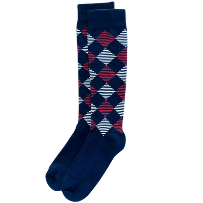 Patriotic "USA" 3-pack of American Made 15-20mmHg OTC Compression Socks