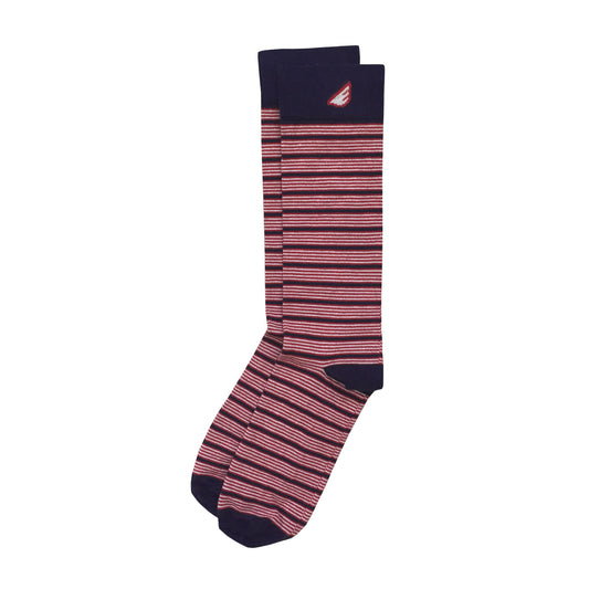Arizona Wildcats Richmond Spiders Dayton Flyers Quality Fun Unique Crazy Stripe Dress Casual Socks Navy Red White Made in America USA