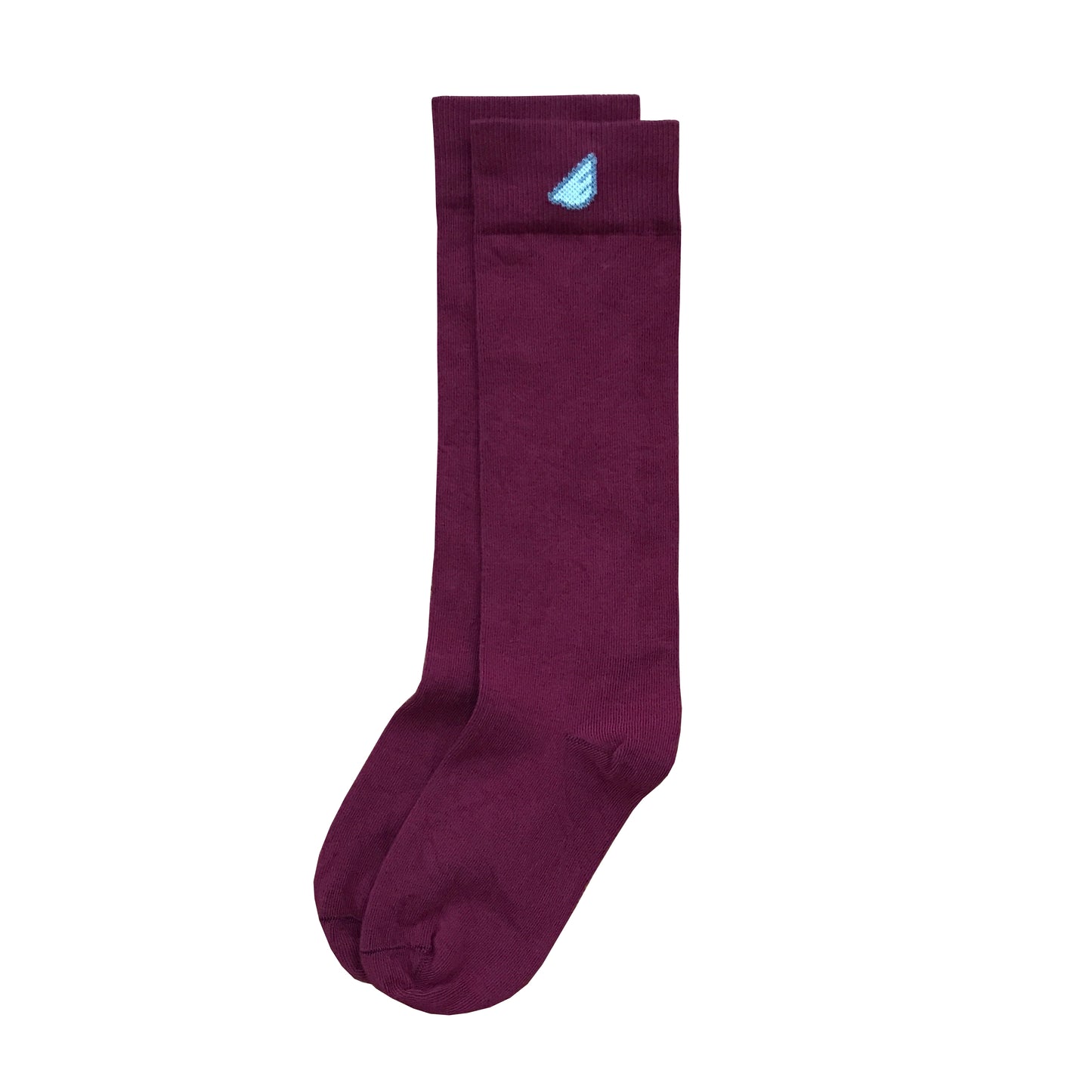 Premium Solids - Maroon. American Made Dress Socks