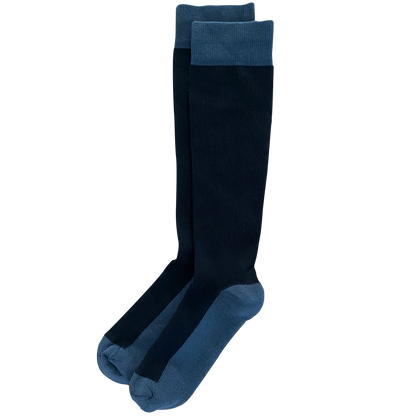 SOLIDS 3-pack of American Made 15-20mmHg OTC Compression Socks