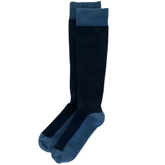 SOLIDS 3-pack of American Made 15-20mmHg OTC Compression Socks